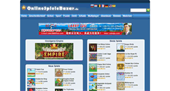 Desktop Screenshot of onlinespielebazar.de